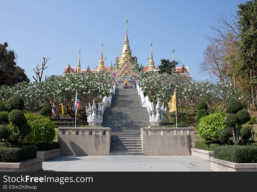 Temple in southern Thailand.