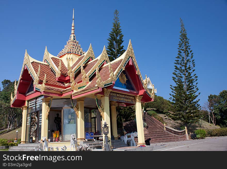 Temple in southern Thailand.