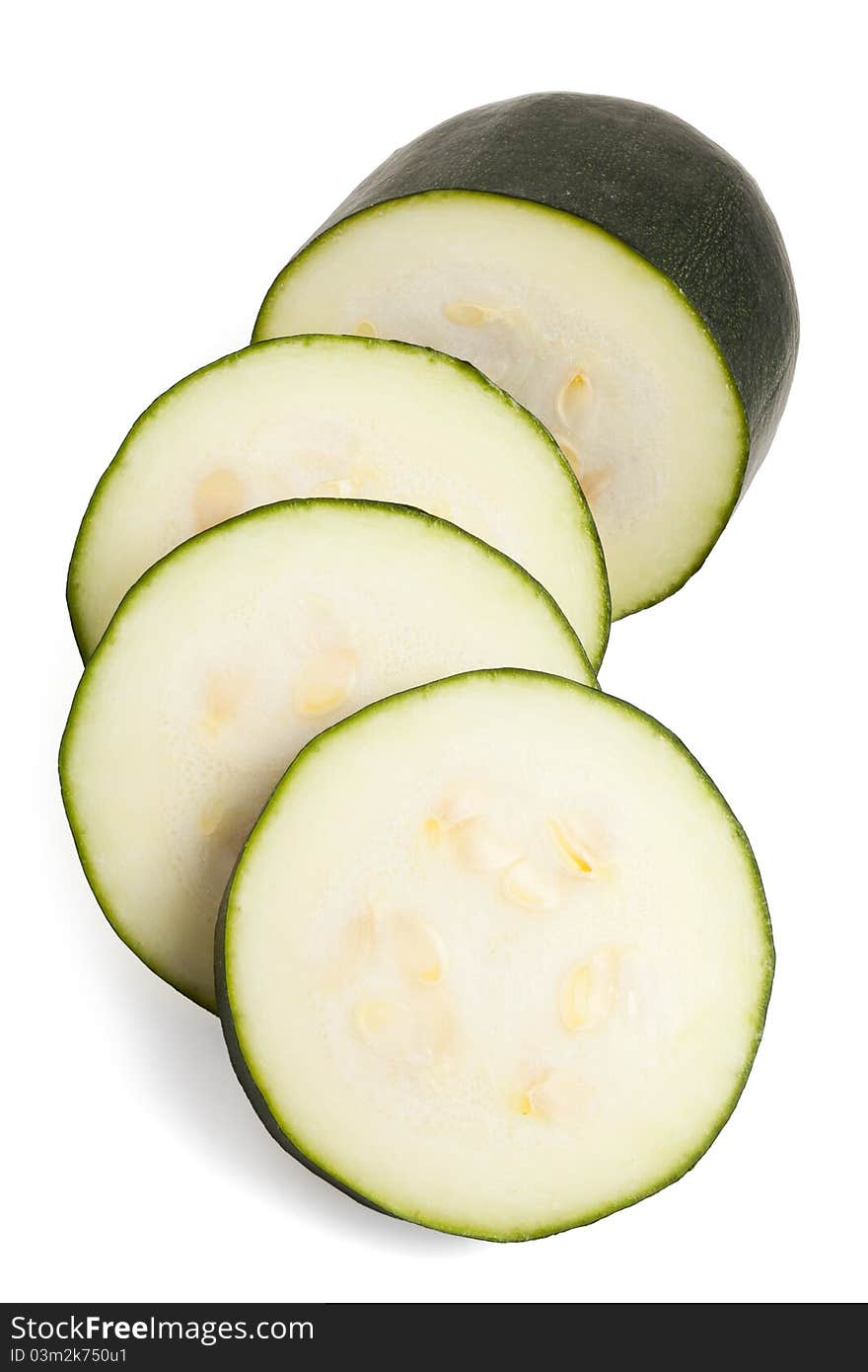 Sliced marrow