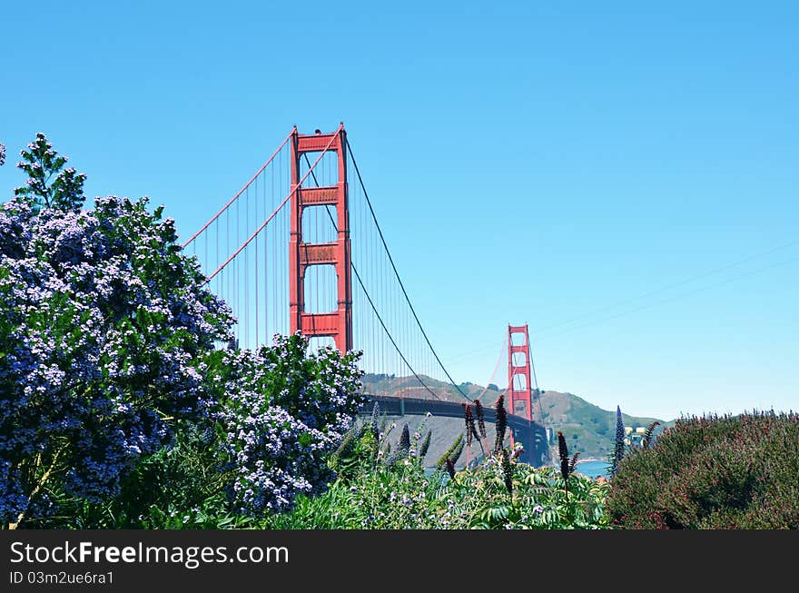 Golden Gate Bridge in San Francisco, California