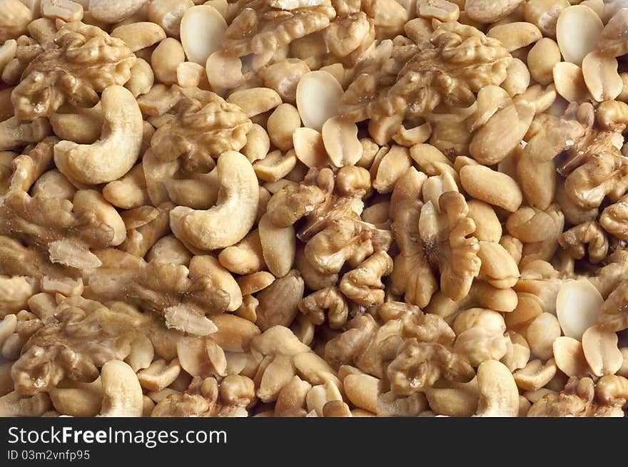 Dried fruit with nuts and almonds