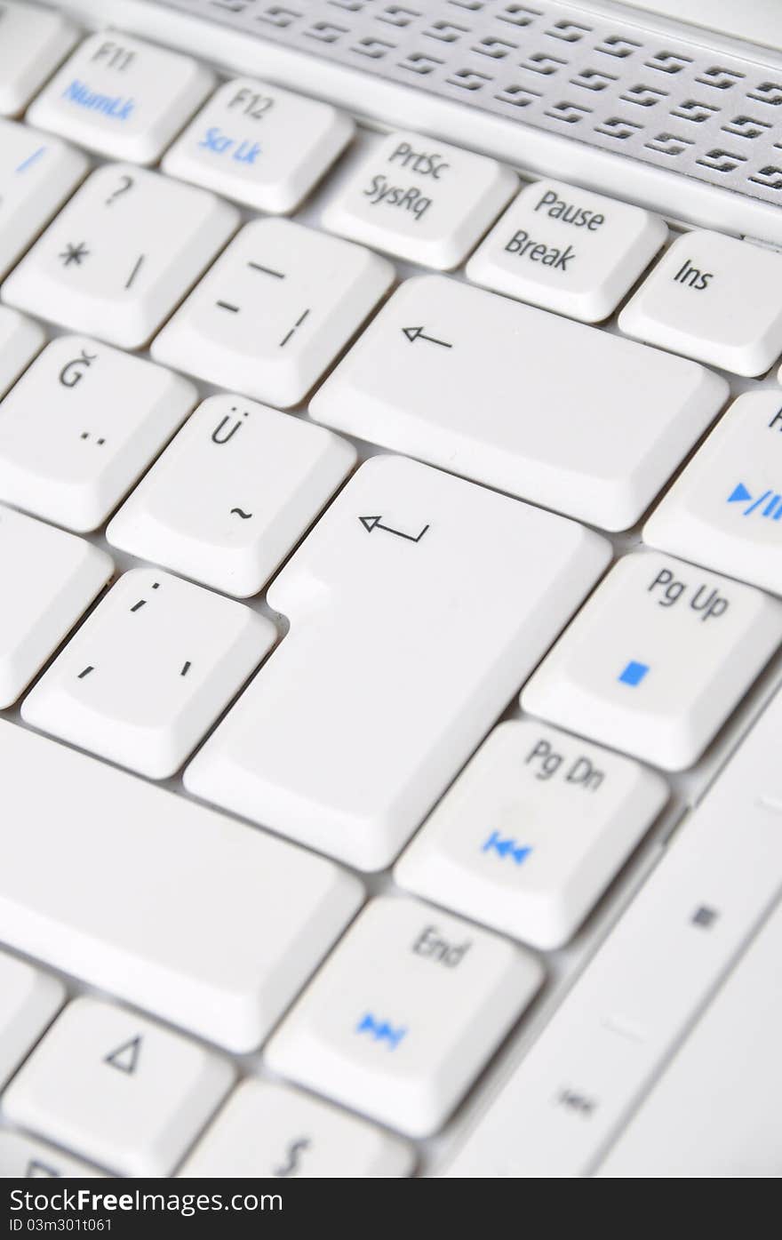 Close-up detail of a laptop. Close-up detail of a laptop