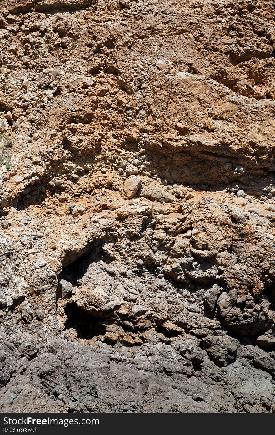 Rock wall close-up, abstract. Rock wall close-up, abstract