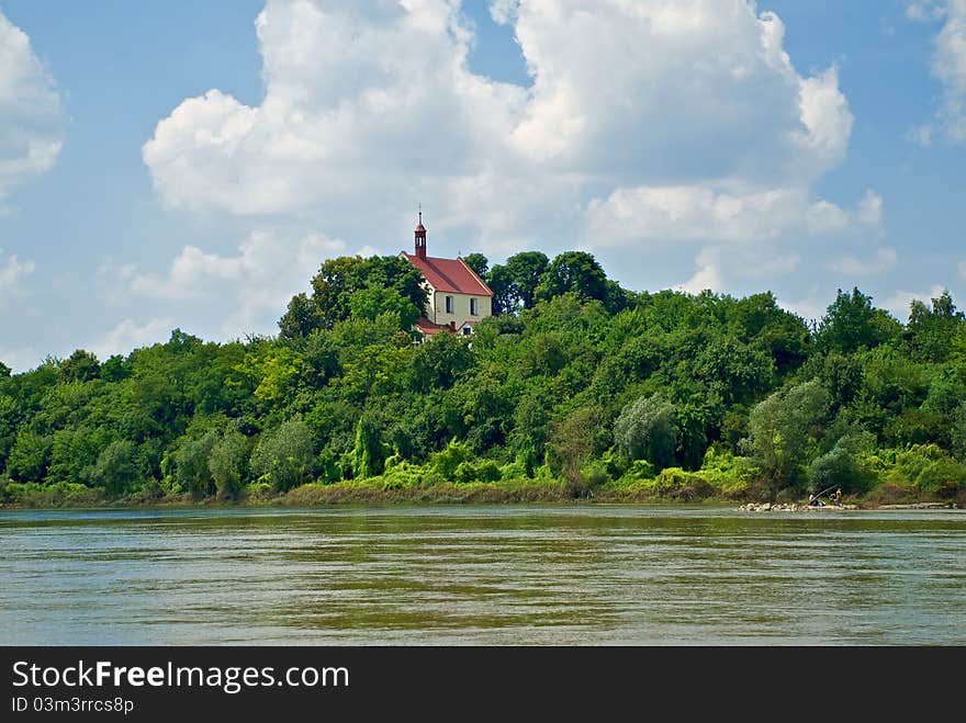 Church on the riverbank