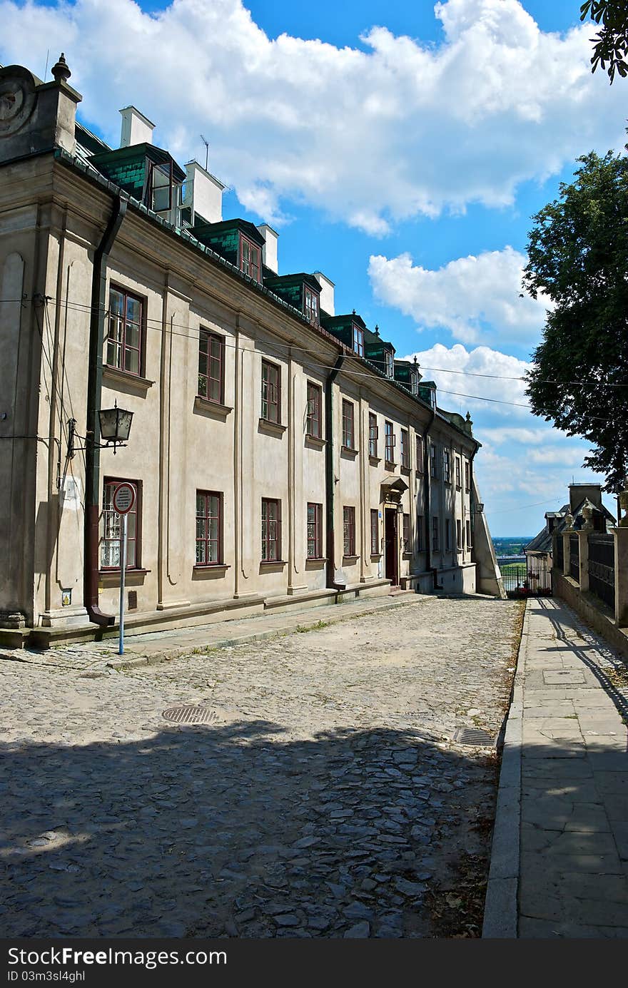 Very old, historic building beside the cathedral in the city in central Poland Sandomierz. Very old, historic building beside the cathedral in the city in central Poland Sandomierz