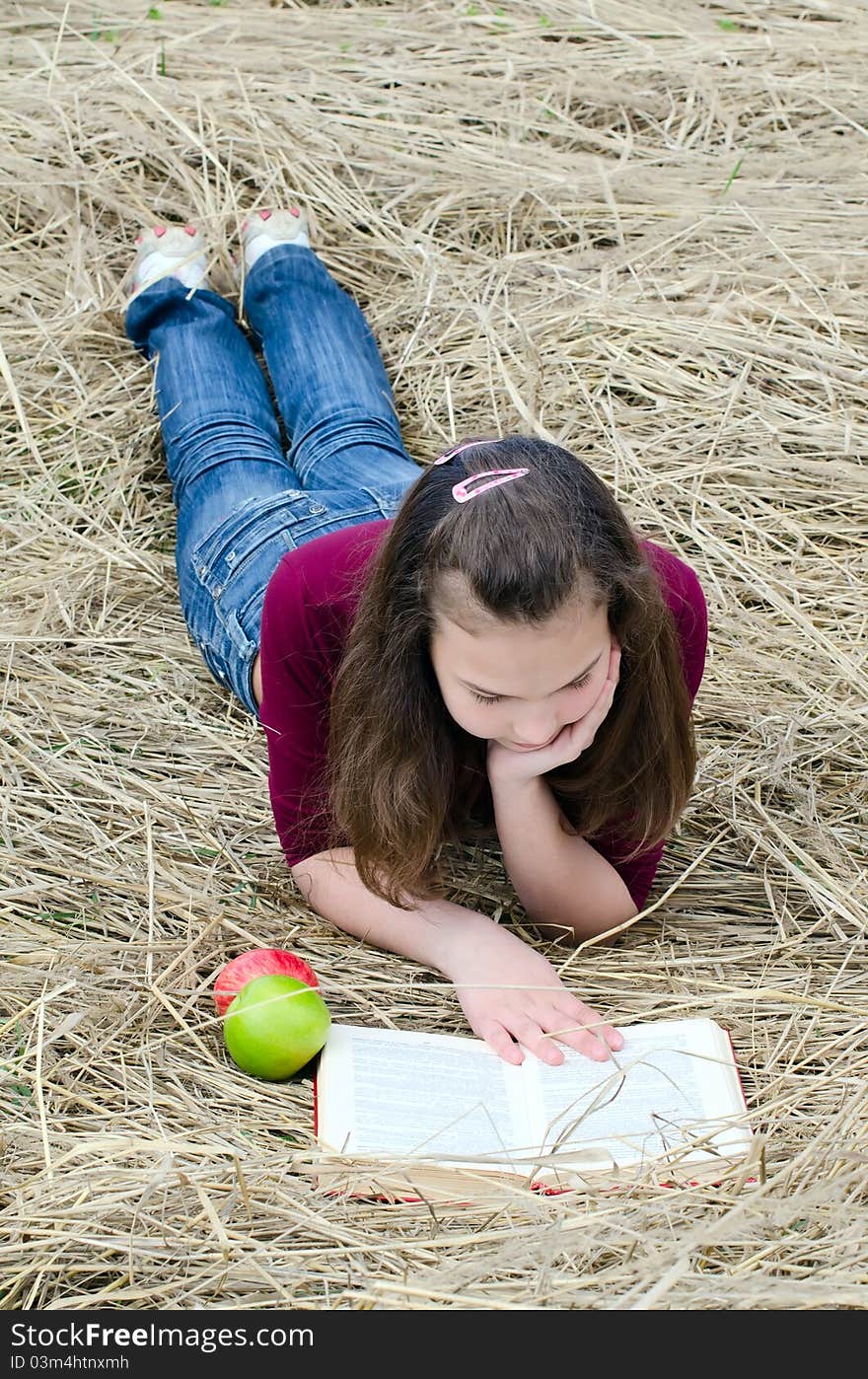 The Girl With An Apple