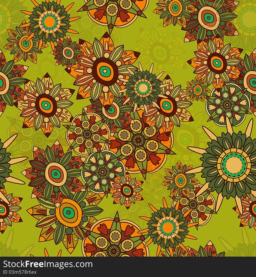 Abstract Floral Background