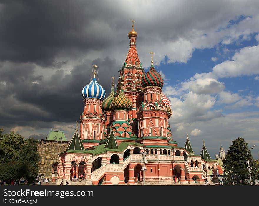 St. Basil Cathedral. Moscow, Russia, Red Square