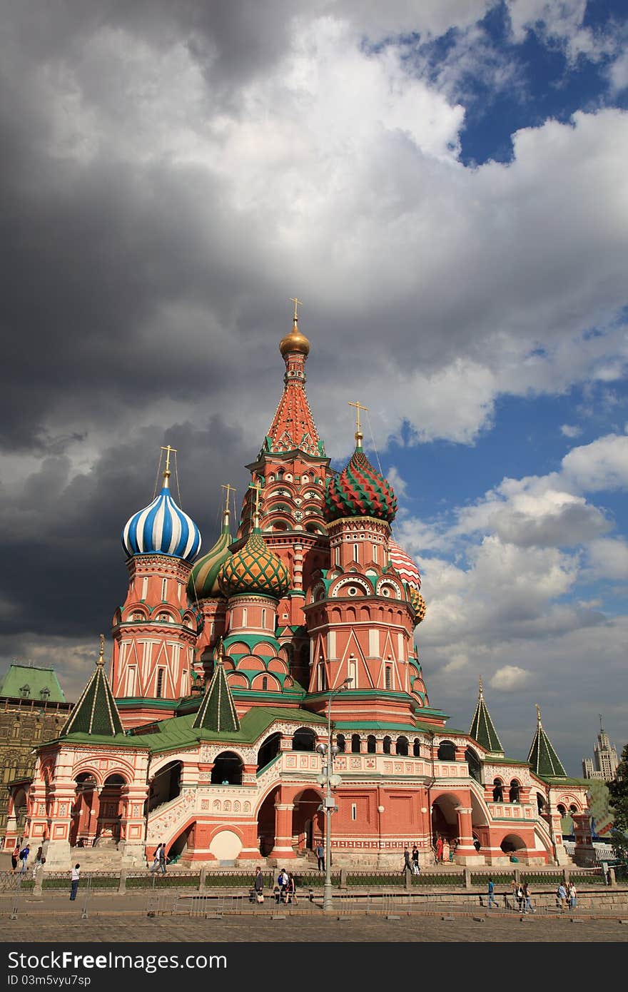 Saint Basil Cathedral. Moscow, Russia, Red Square