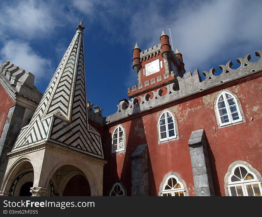 Pena Palace In Portugal