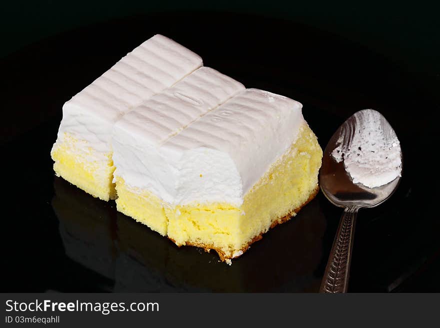 Fresh milk cream cake