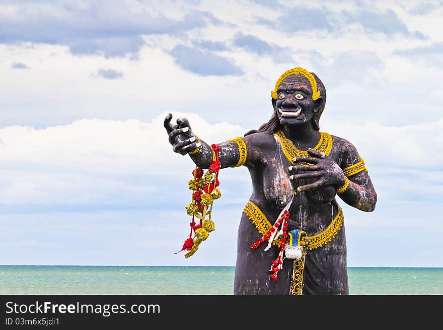 Woman Giant in Thai Literature, (Guardian Demon-The queen of the water devil). Woman Giant in Thai Literature, (Guardian Demon-The queen of the water devil)