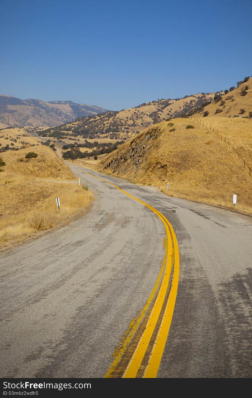 Old Road in California