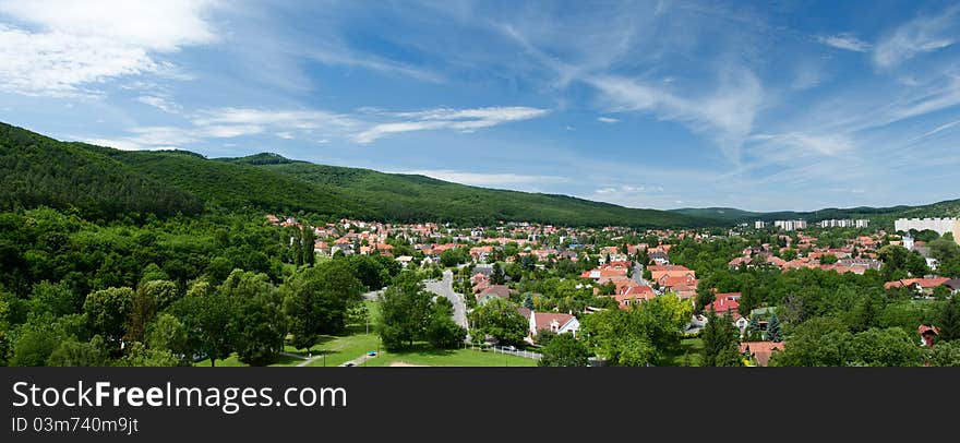 Panorama Of Miskolc