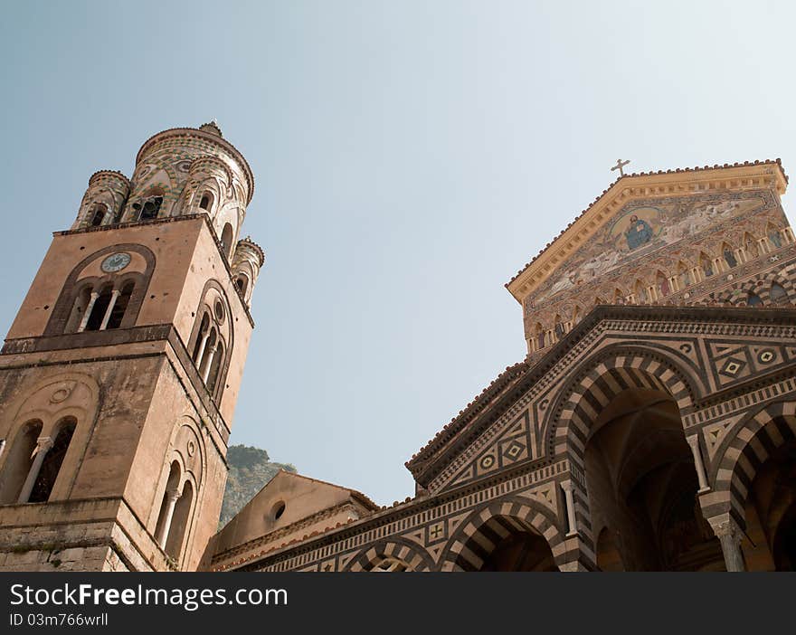 Building of the temple of the Christian church in Rome