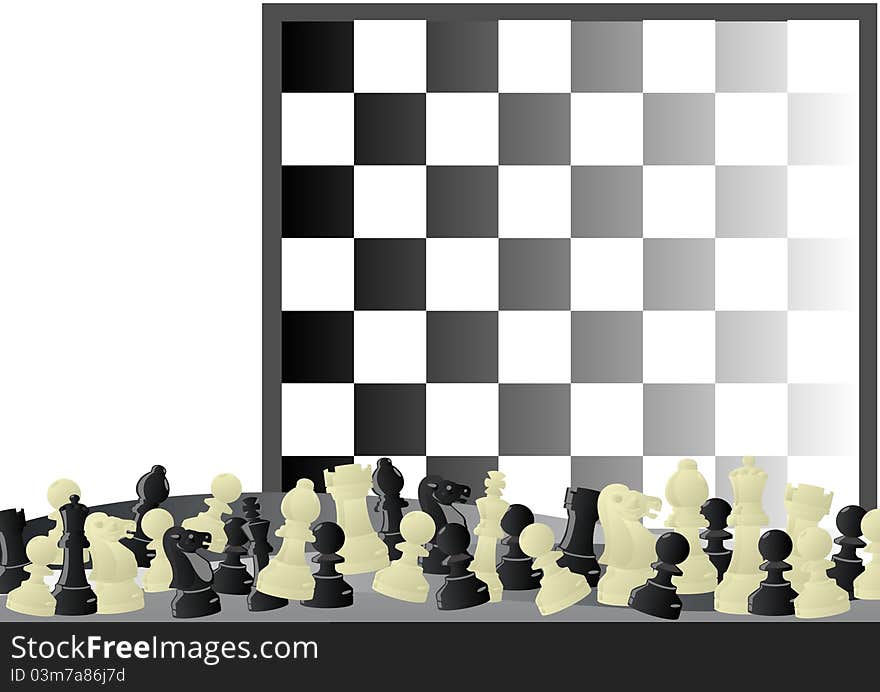 Chess and chess board