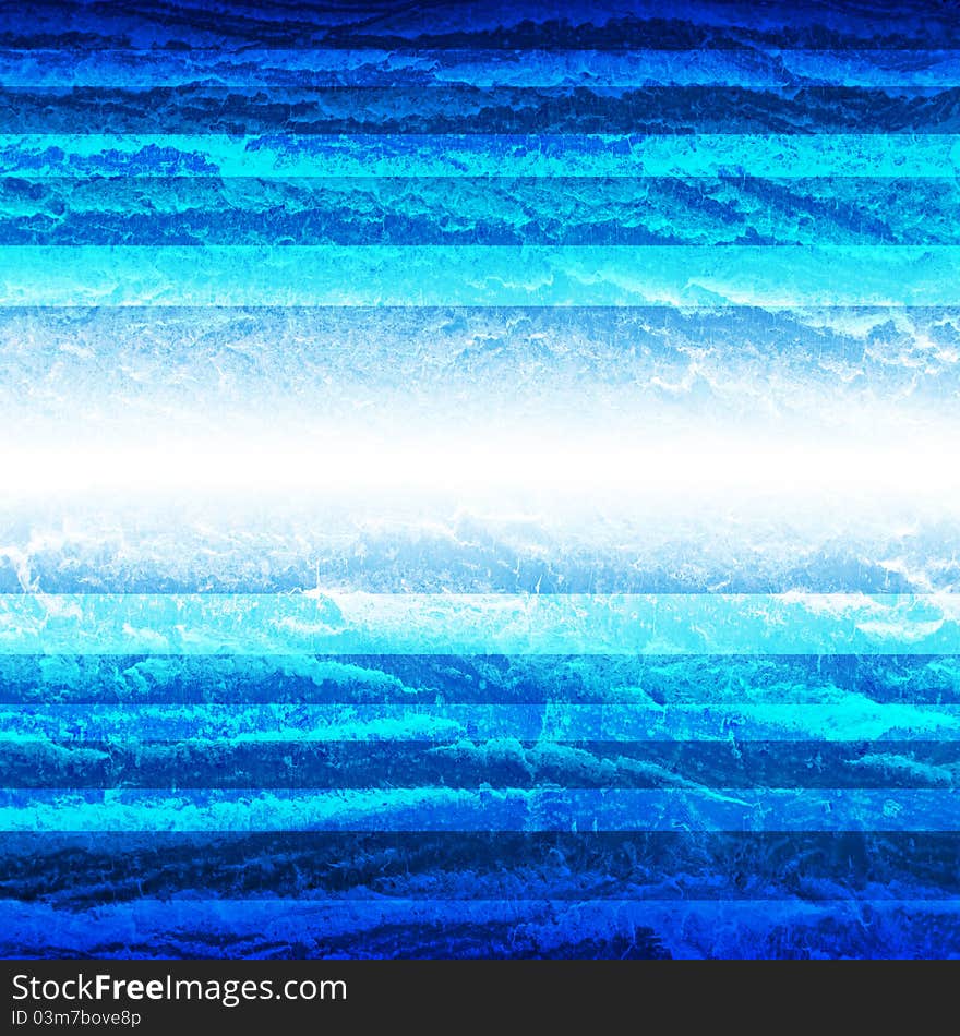 Blue abstract underwater glowing background. Blue abstract underwater glowing background
