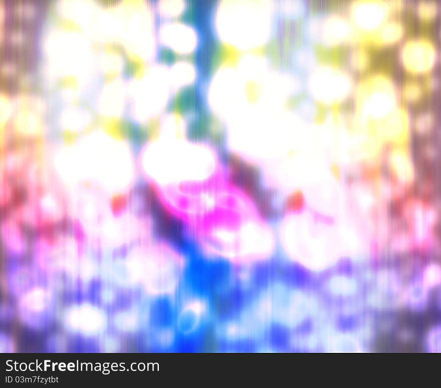 Colorful spots on a grunge background