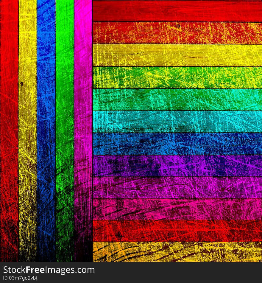 Abstract a colorful wooden blank background