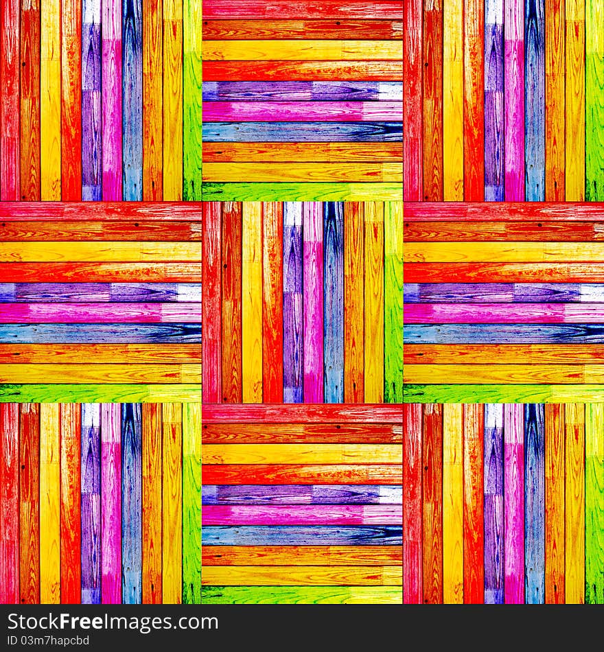 Colorful Wooden Blank