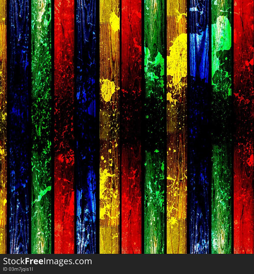 Dirty on the colorful wood background. Dirty on the colorful wood background