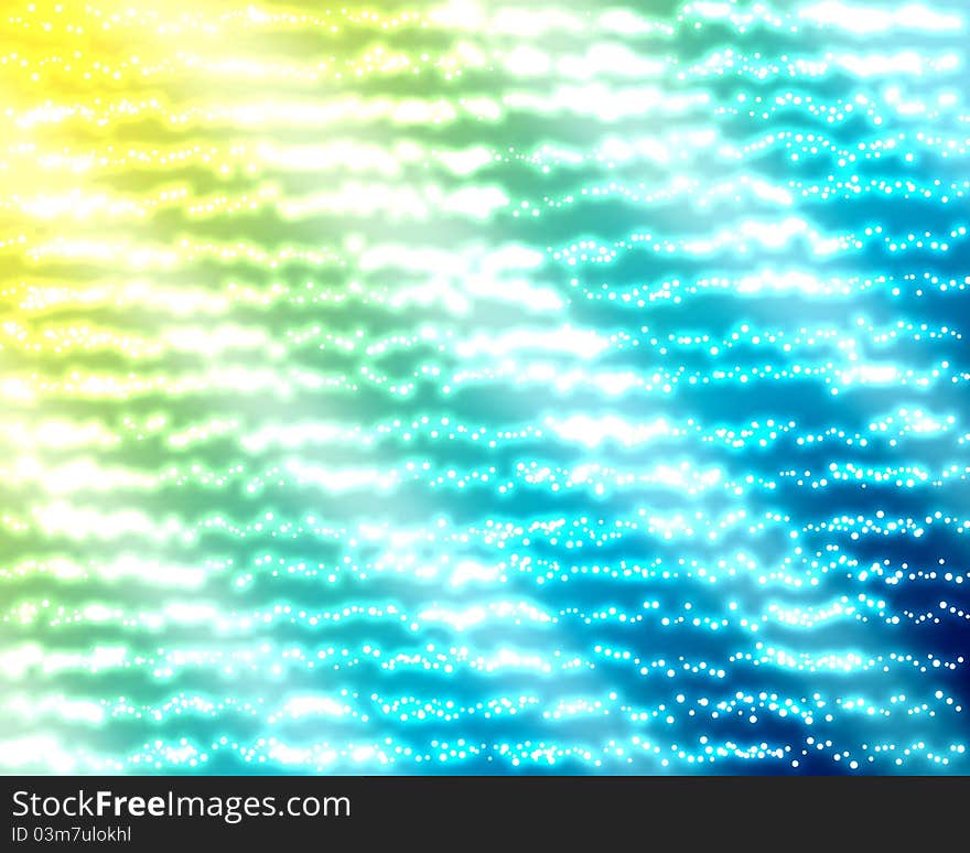 Color Abstract Wave Background