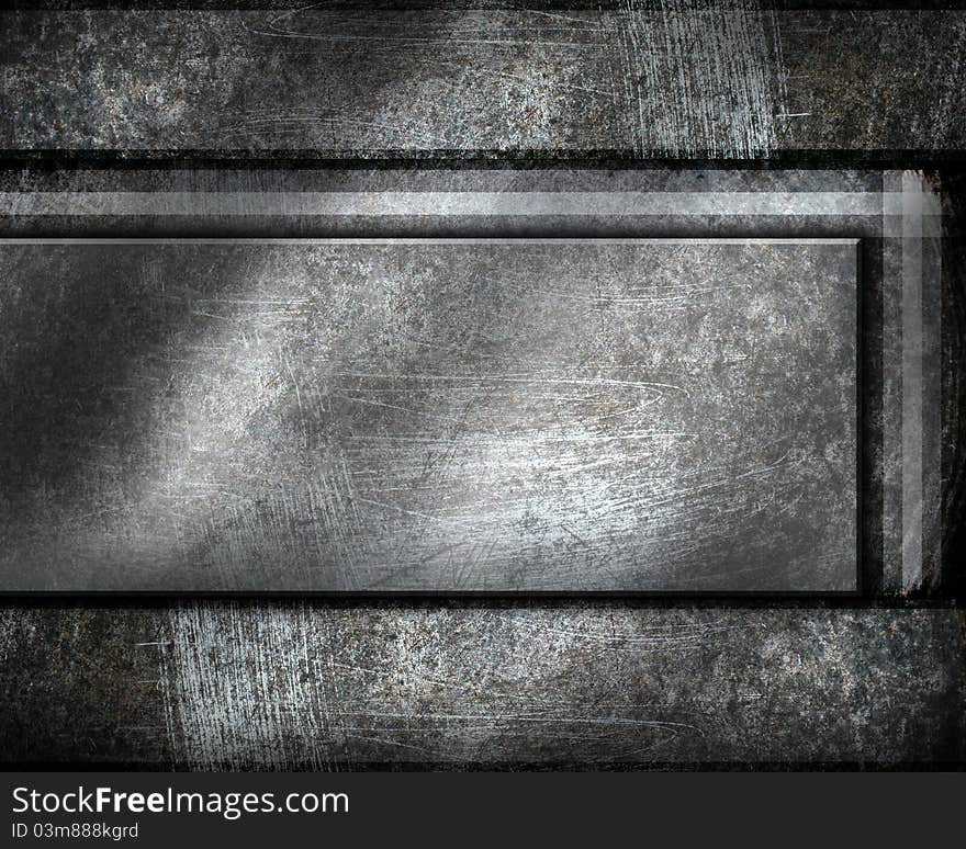 Picture of a abstract metal template background