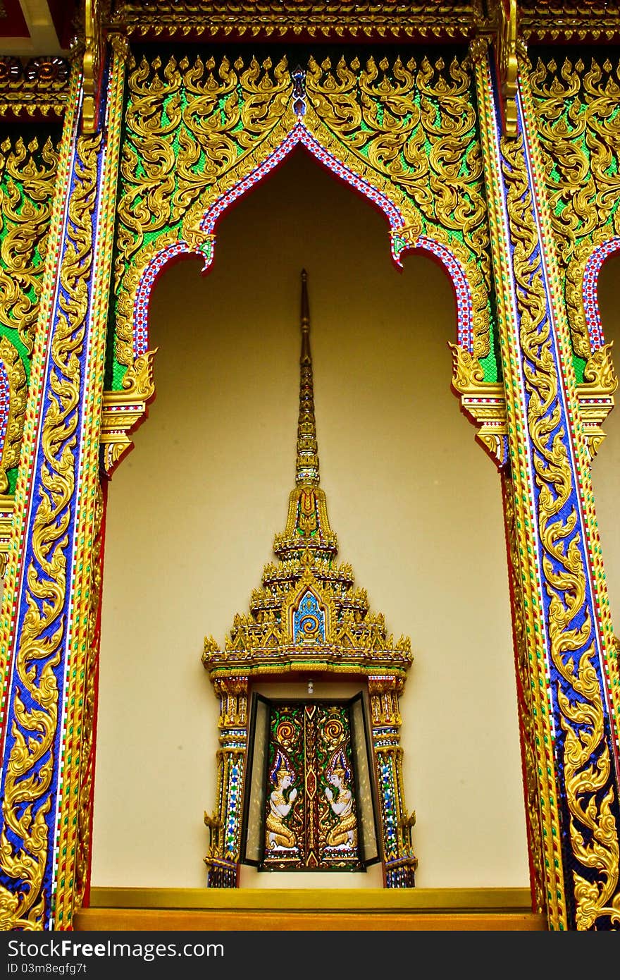 Golden thai art