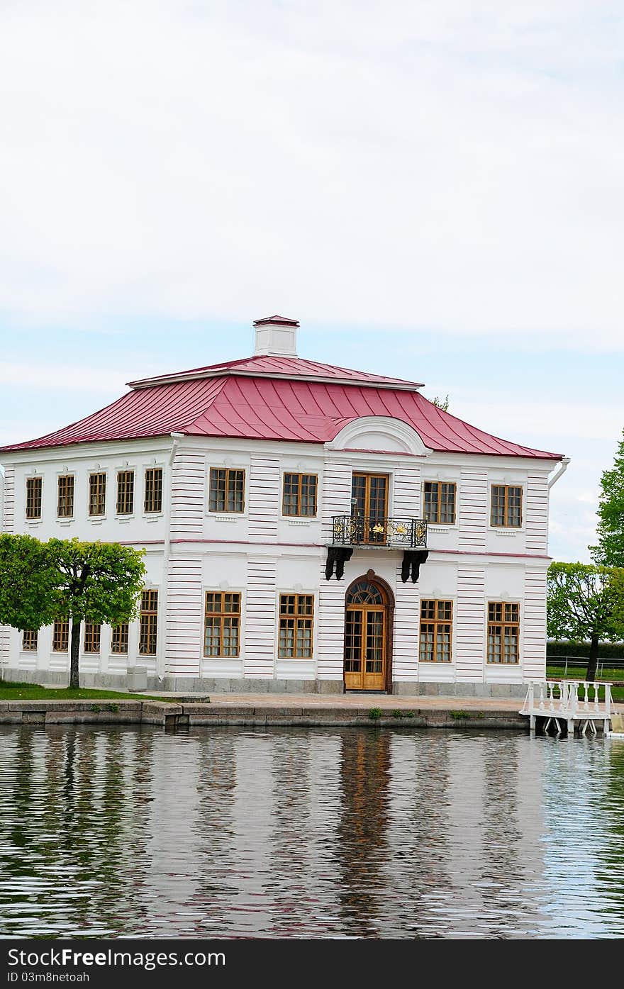 Palace Marli in Petergof park, Saint-Petersburg, Russia