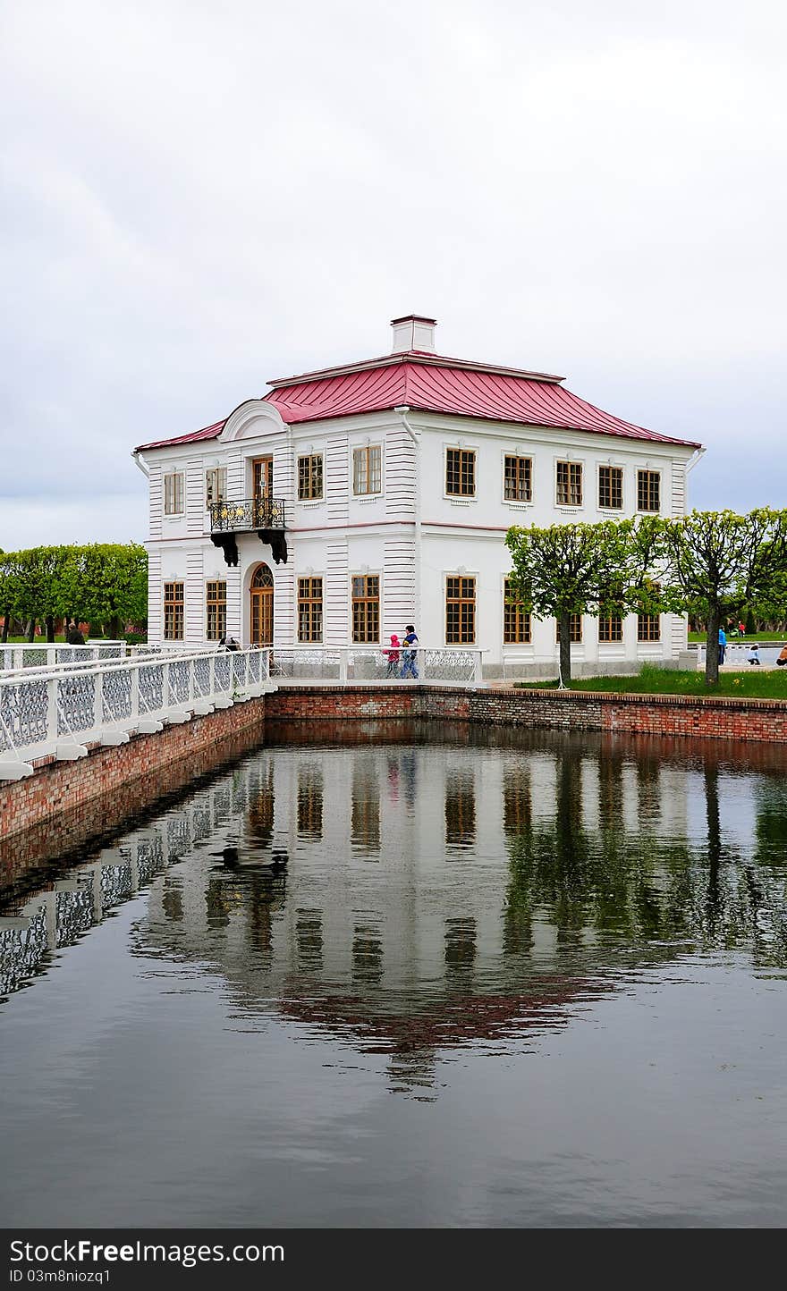 Palace Marli in Petergof park, Saint-Petersburg, Russia