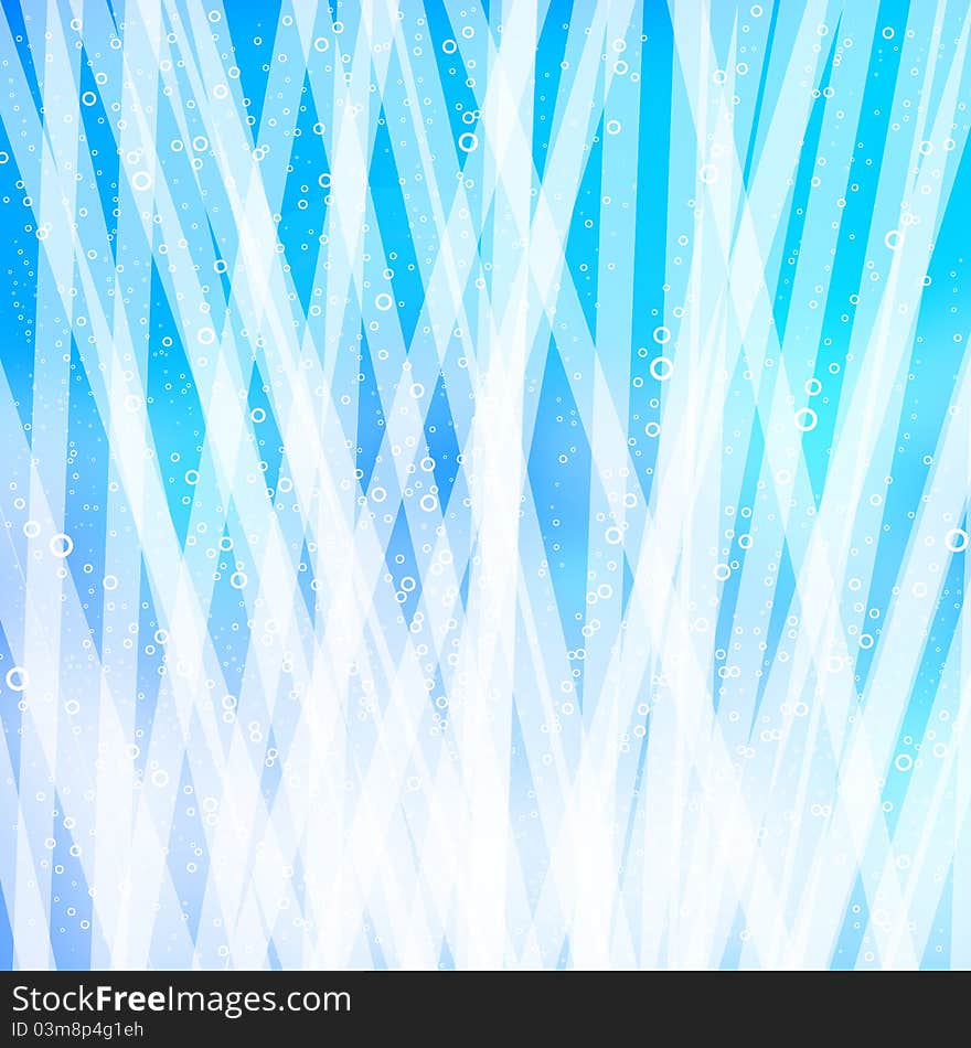 Bubbles in water with vertical lines. Bubbles in water with vertical lines