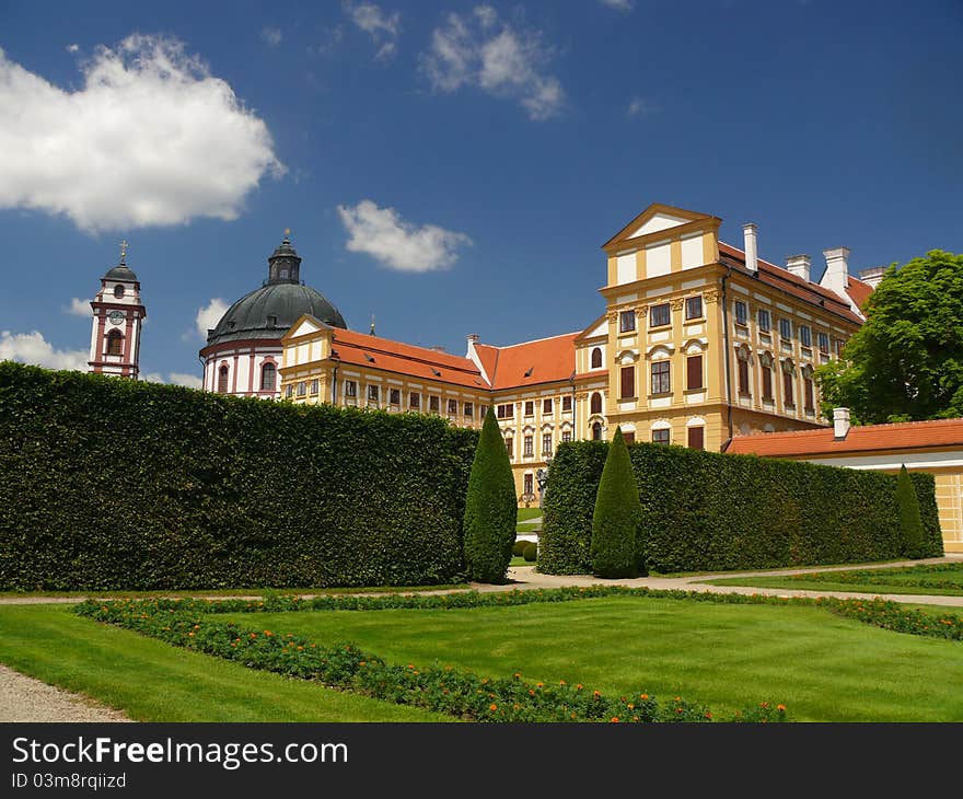 Castle Jaromerice nad Rokytnou in Czech Republic