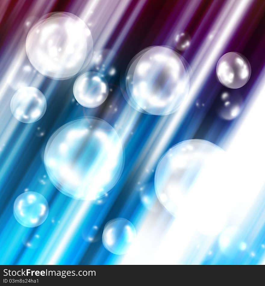 Abstract bublles background