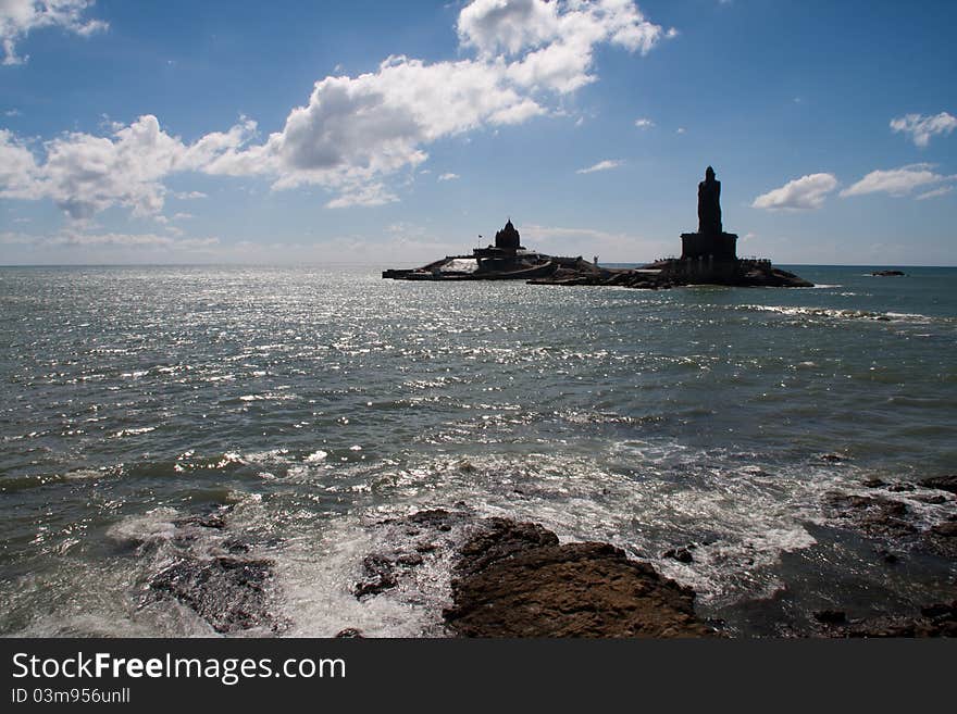 Vivekananda rock shot by the mainland