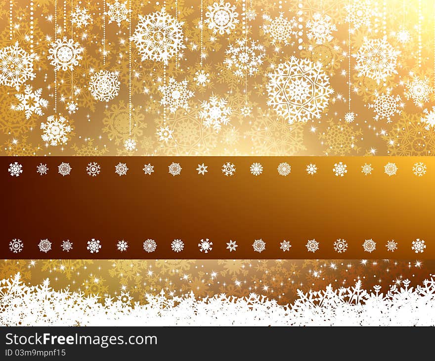 Elegant christmas background. EPS 8 file included