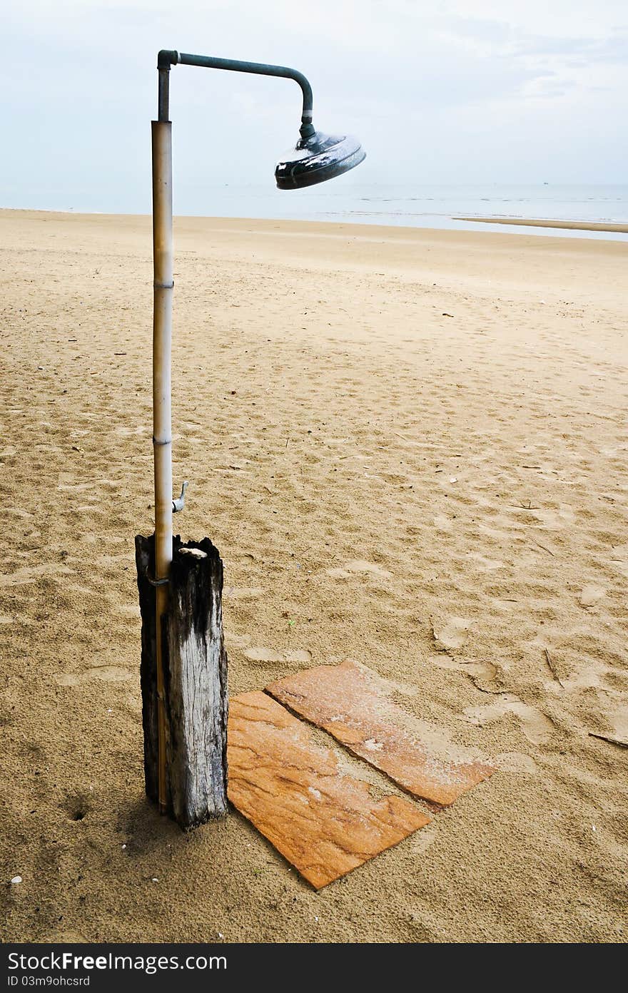 Shower On The Beach