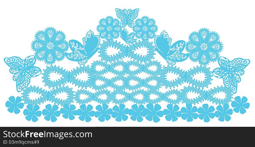 Lace Butterfly Background