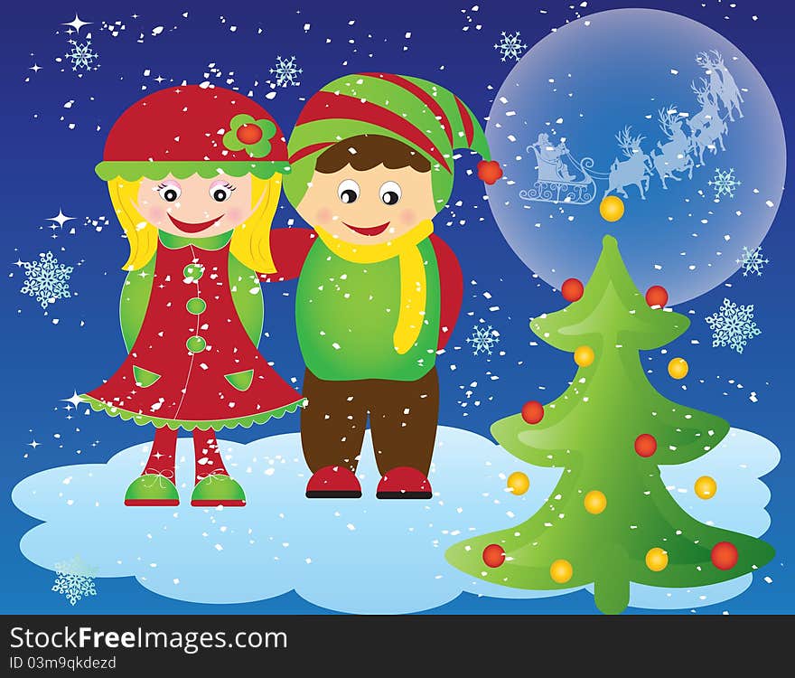 Christmas card background  illustration
balls ribbon snow red stars gift voucher tree  snowman green gold human children tree santa claus. Christmas card background  illustration
balls ribbon snow red stars gift voucher tree  snowman green gold human children tree santa claus