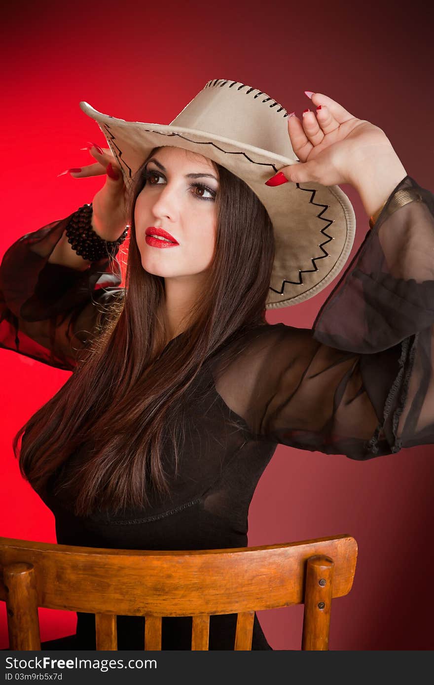 Lady In A Cowboy Hat