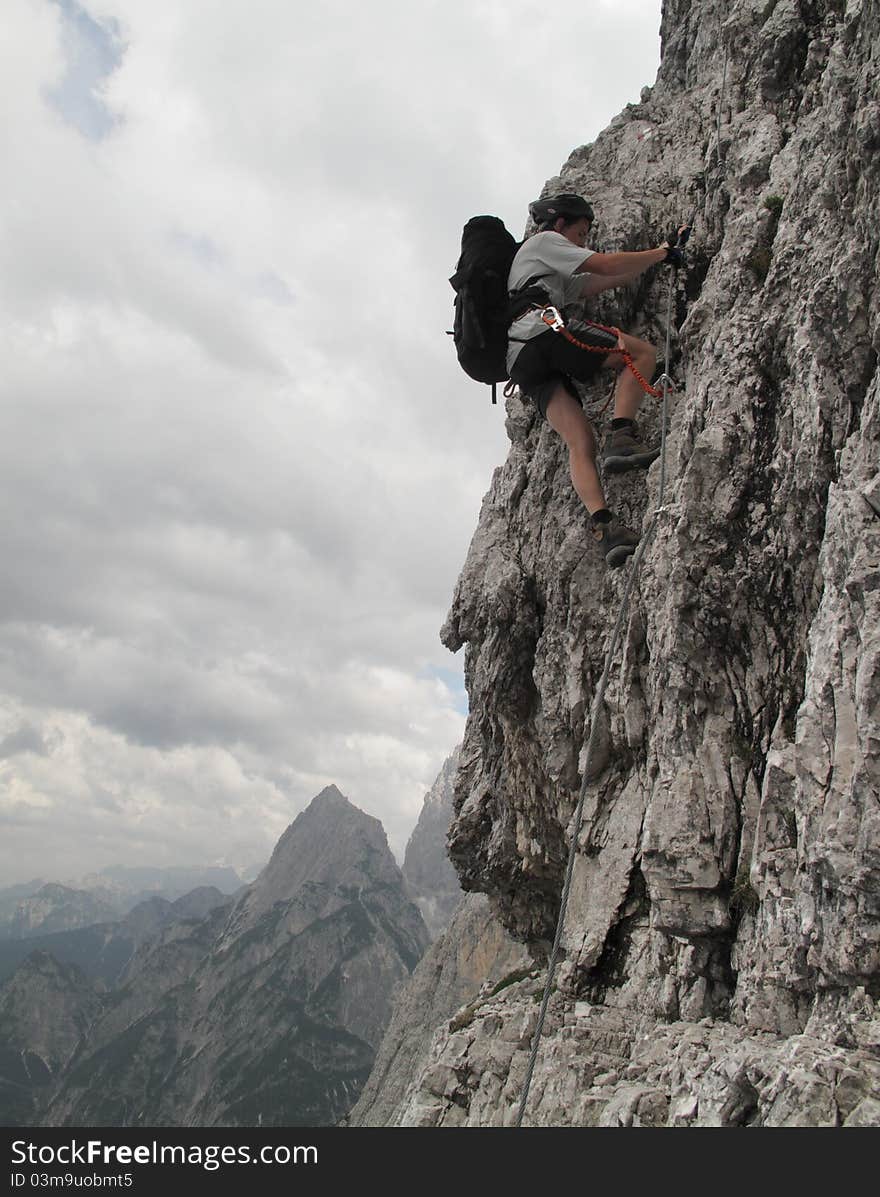 On Sierra Trail In Julian Alps