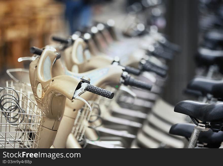 Parisian bicycles