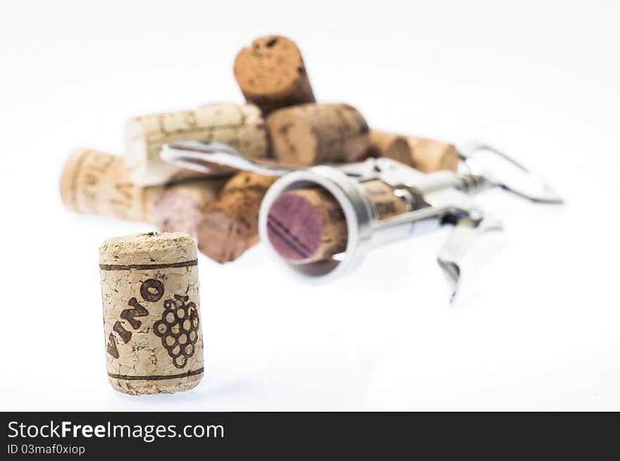 Collection of corks