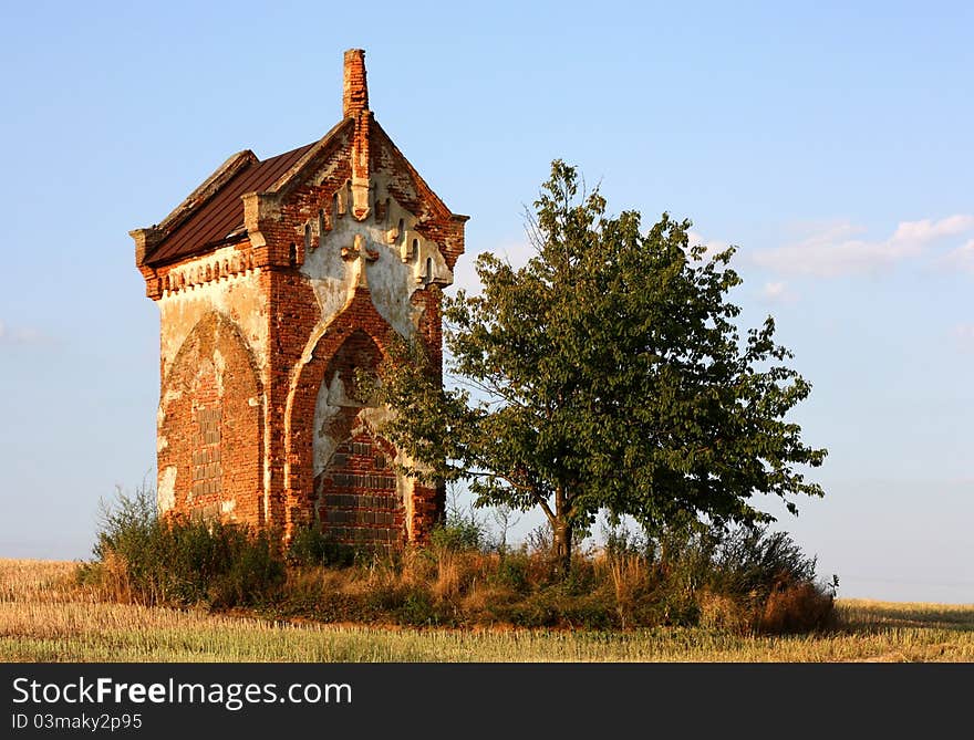 Historic chapel in the countryside (Bardonovo). Historic chapel in the countryside (Bardonovo)