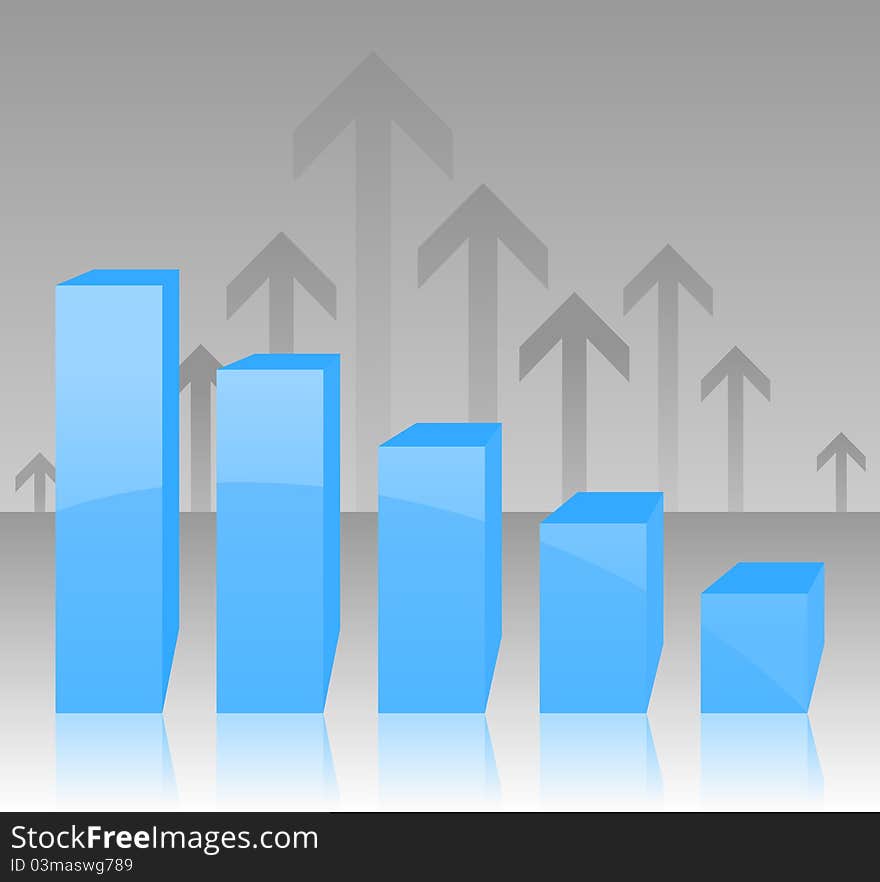 Arrows on a meeting each other. A illustration. Arrows on a meeting each other. A illustration