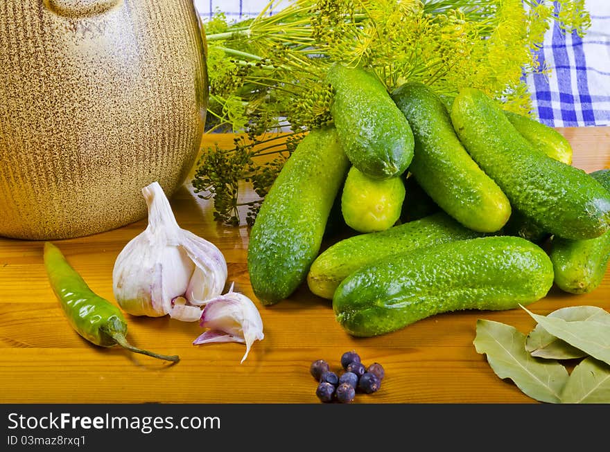 Barrel of cucumbers