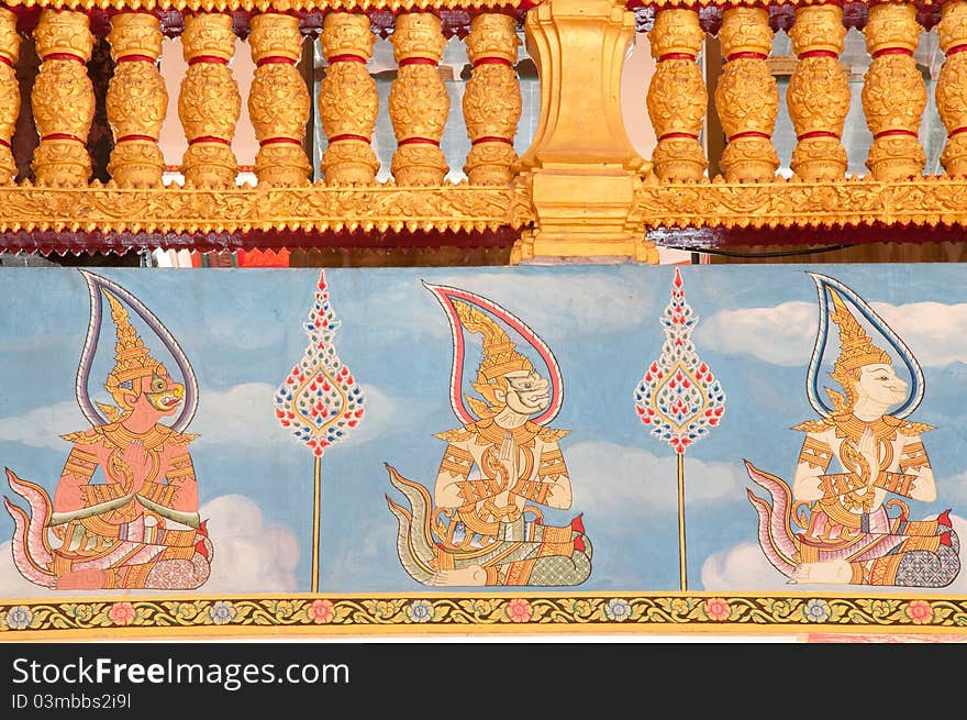 Painting of Ramayana Story Wallpaper