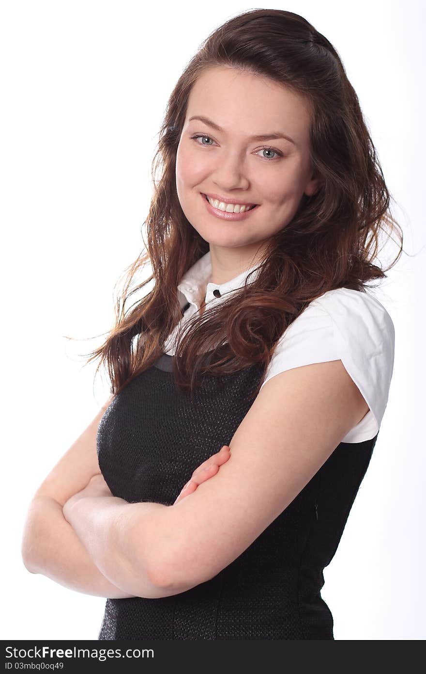 Beautiful young woman. Outdoor portrait