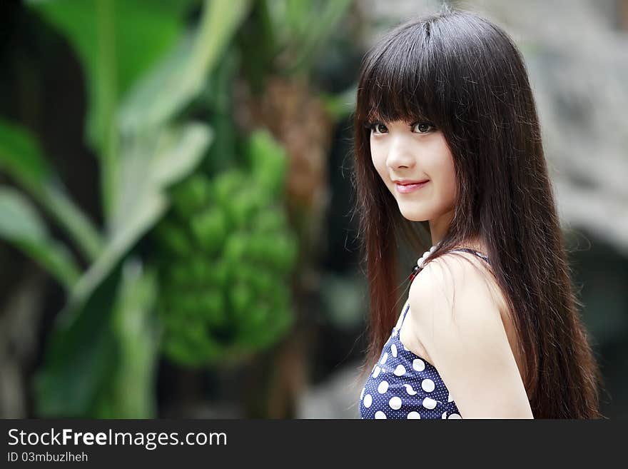 Asian Beauty In Summer