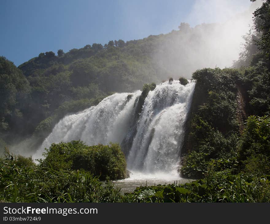 Lower View Waterfalls