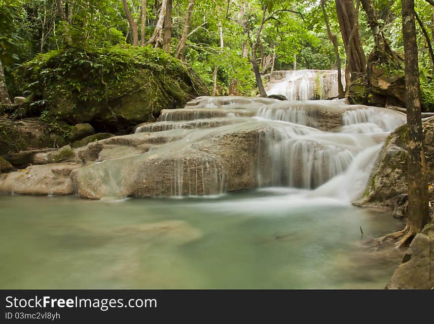 Erawan waterfall